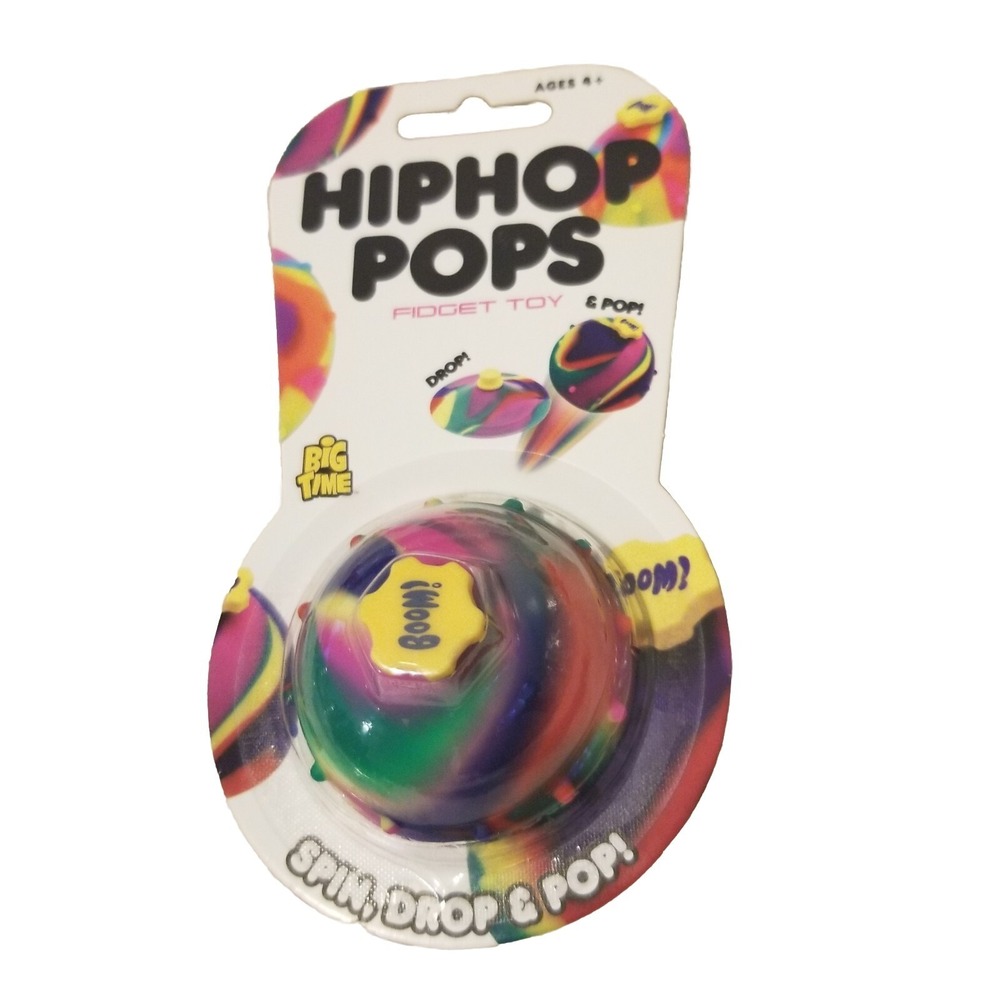 New‎ HipHop Pops Fidget Toy Bouncing Bowl Multi Color Viral Jumping Ball